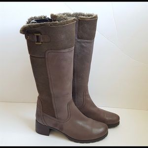 Blondo 9 M Shearling Fleece Brown Knee High Boots